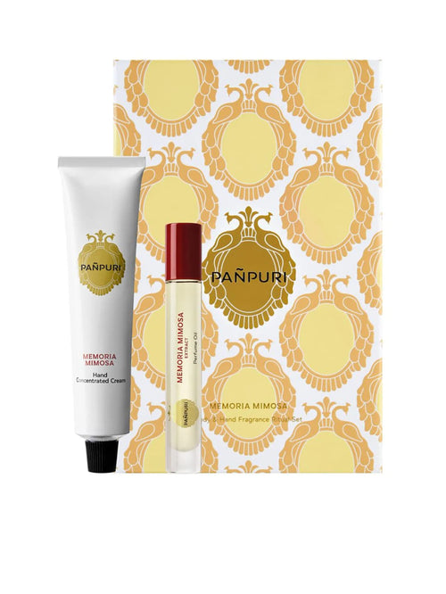 PANPURI Body & Hand Fragrance Ritual Set Memoria Mimosa