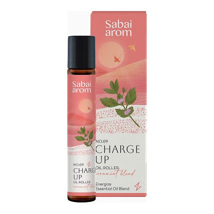 Sabai Arom Essential Oil Roller - Charge Up 8ml