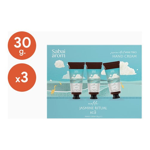 Sabai Arom Mini Trio Hand Cream Set - Jasmine Ritual 3 x 30g