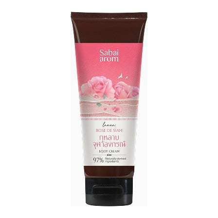 Sabai Arom Body Cream - Rose de Siam 200g