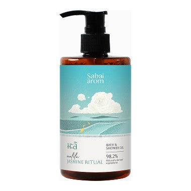 Sabai Arom Bath & Shower Gel - Jasmine Ritual 300ml
