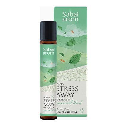 Sabai Arom Essential Oil Roller - Stress Away 8ml