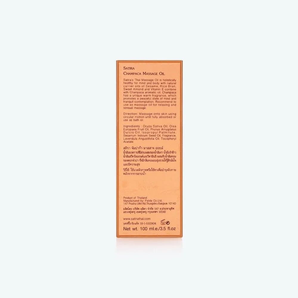 SATIRA Champaca Massage Oil 100 ml