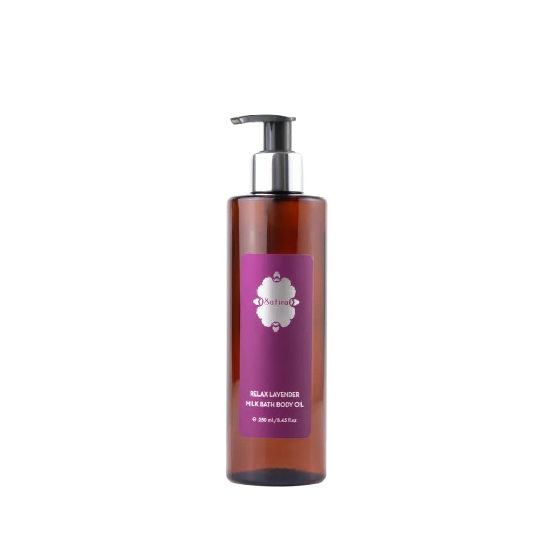 SATIRA Lavender Milk Bath & Body Oil 250 ml