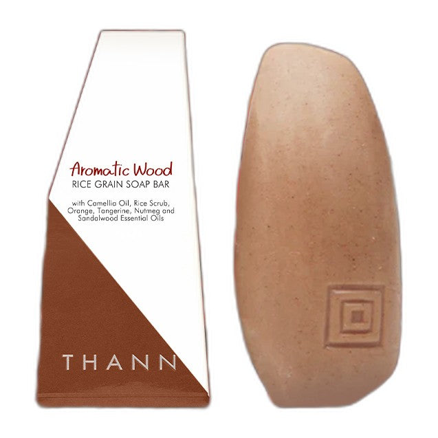 Thann Aromatic Wood Rice Grain Soap Bar 100g